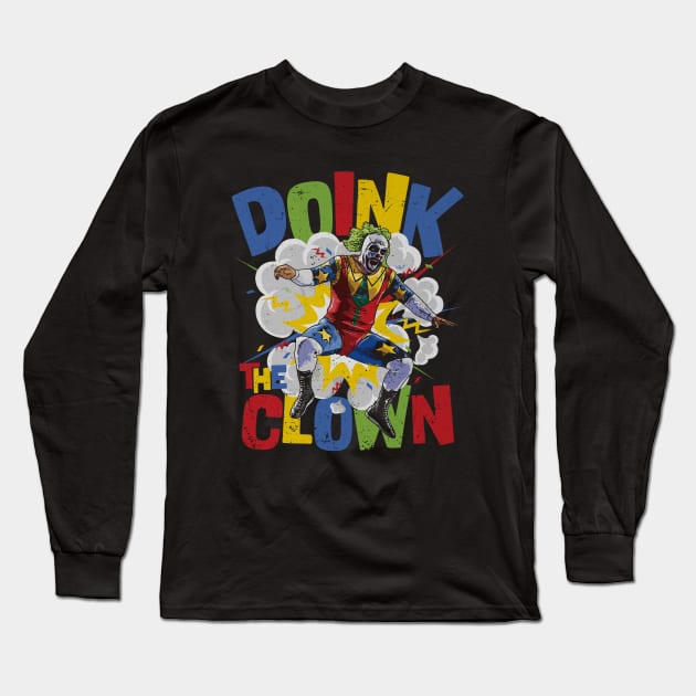 Doink The Clown Boom Long Sleeve T-Shirt by MunMun_Design